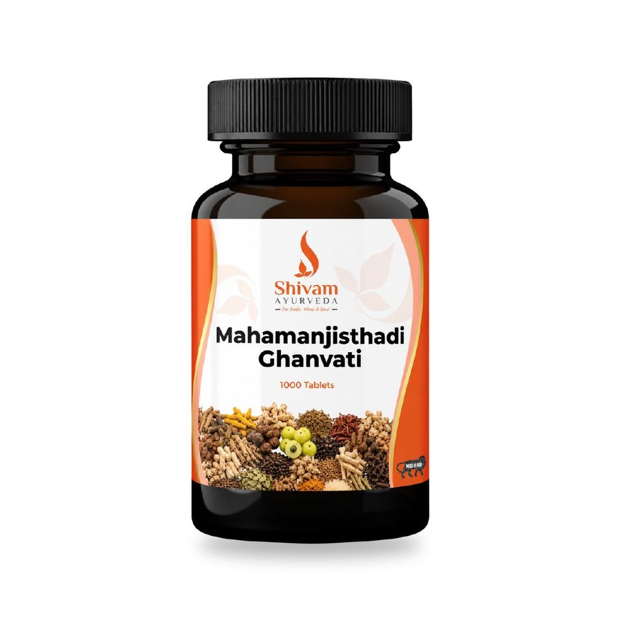 Mahamanjisthadi Ghanvati pack, skin & blood care - Shivam Ayurveda