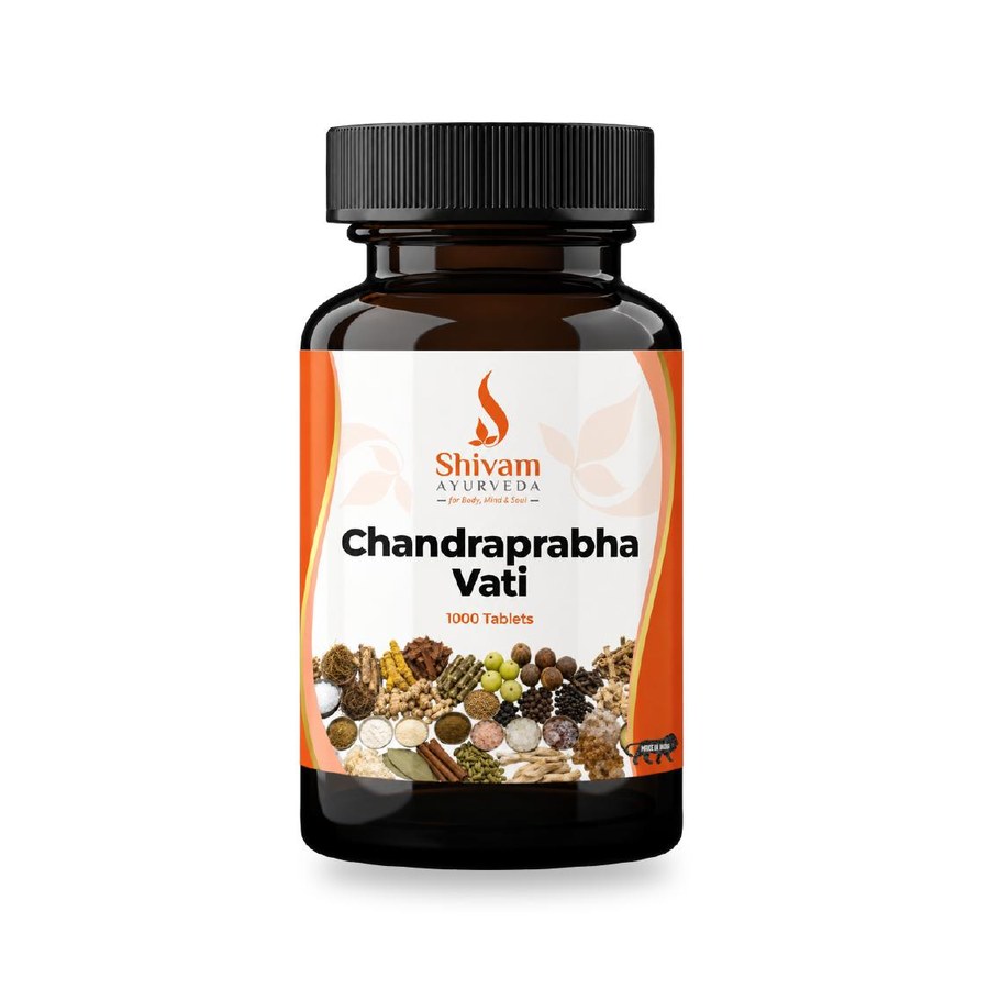 Chandraprabha Vati from Shivam Ayurveda, Front of pack