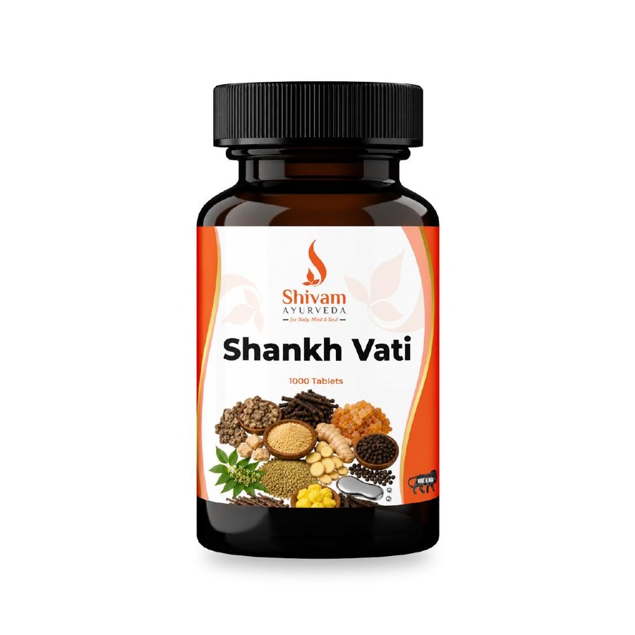 Shankh Vati pack, digestion & detox - Shivam Ayurveda
